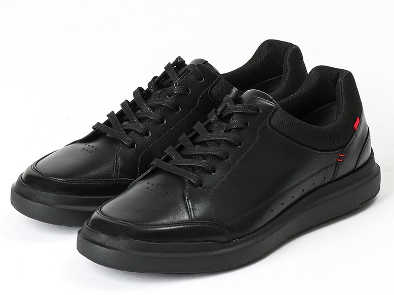 テクシーリュクス TU-7039-008-24.5 メンズ　本革スニーカー（ブラック・サイズ：24.5cm） A6TU7039008245