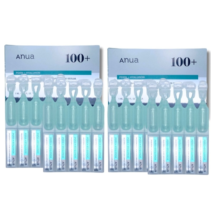 【1+1企画】 PDRN ヒアルロン酸カプセル100セラム / 1mL × 10個入り × 2セット（計20回分）集中ケア美容液セット