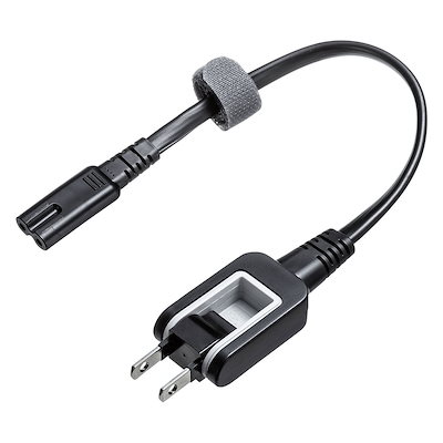他サイト： サンワサプライ メガネ型コネクタ対応電源コード KBDM2S12A02の商品画像