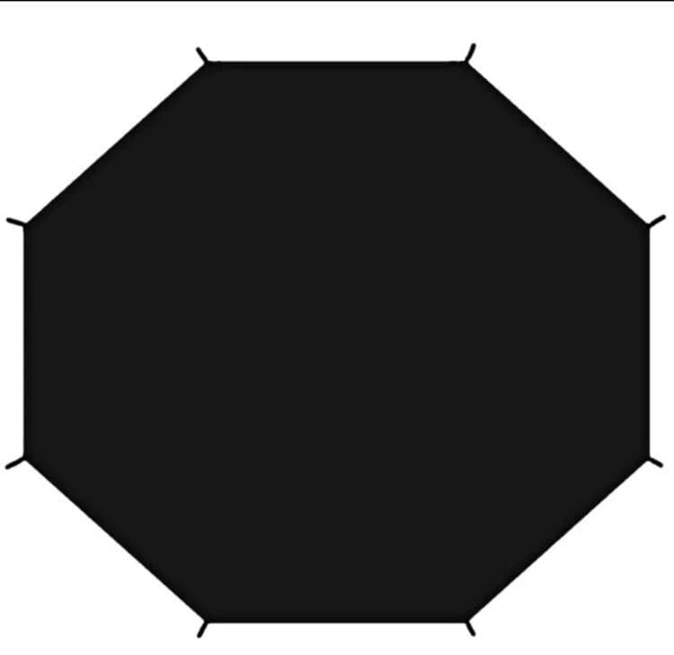 【ブラック】トランポリン 日よけカバー トランポリン 予備部品 トランポリン 交換用 パーツ トランポリン用サンシェード 防草・遮熱・UVカット 遮光性抜群 通気性良好 汎用タイプ 取り外し簡単