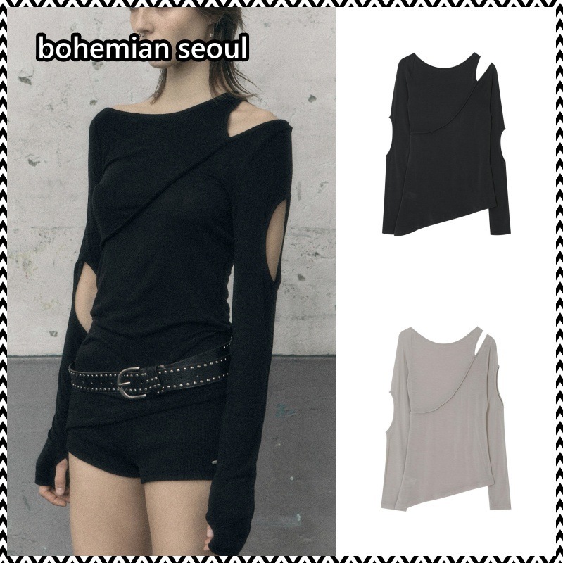 bohemian seoul 24SS SLEEVE HOLE LAYERD T
