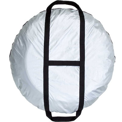 他サイト： BONFORM 収納 タイヤキャリーバッグ 軽/普通車 1本用 2枚セット LL シルバー 720508SIの商品画像