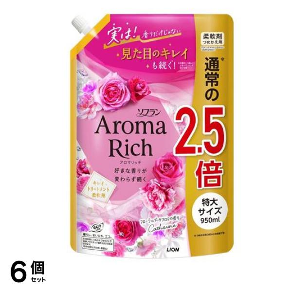 アロマリッチ Catherine(キャサリン) 詰め替え用 特大 950mL 6個セット