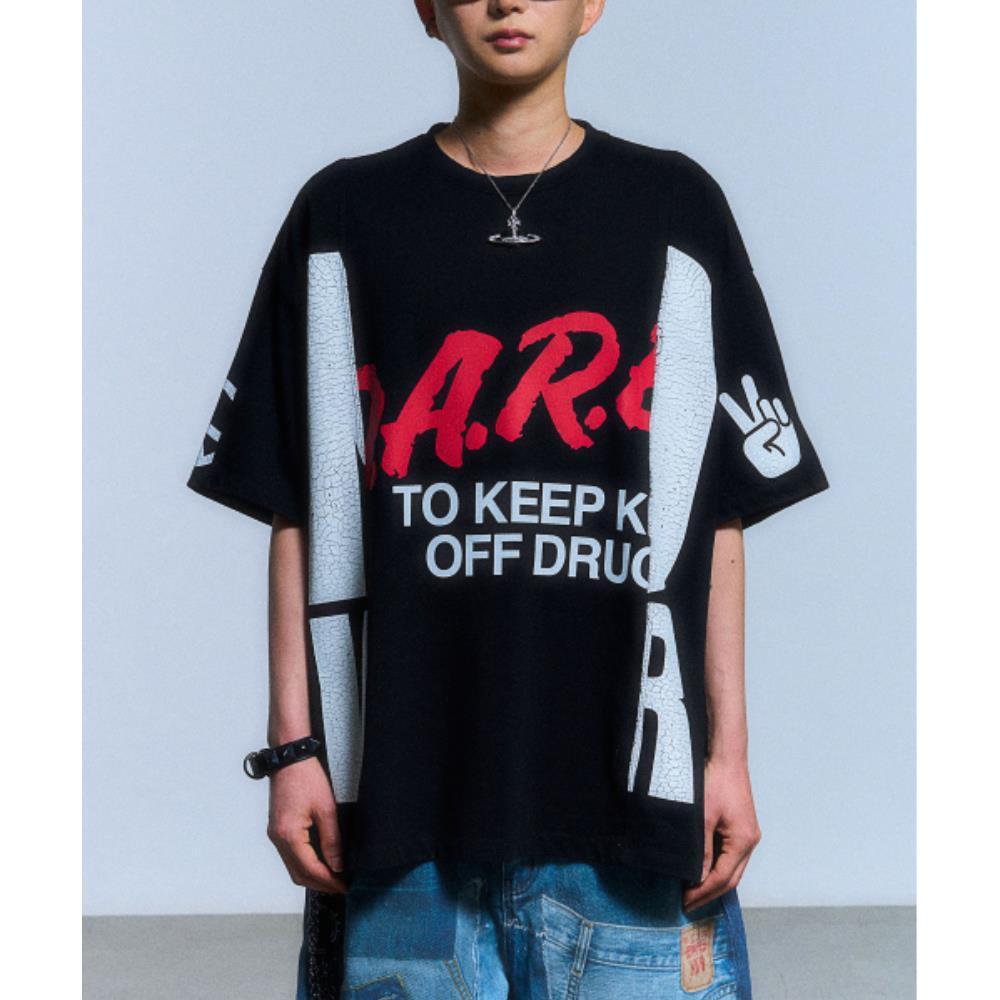 SCHISM INDUCING FAKE REWORKED T SHIRTBLACK SB4TS21BK