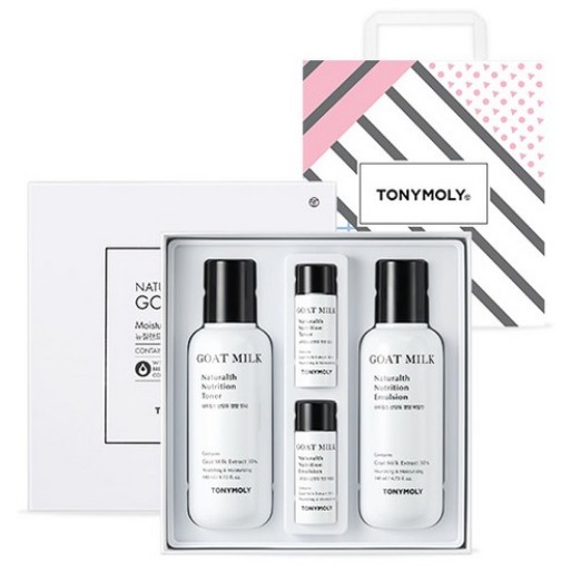 ナチュラルス 山羊乳 栄養 2種 セット トナー & エマルジョン (鎮静/弾力/保湿/栄養供給/活力/しわ防止)