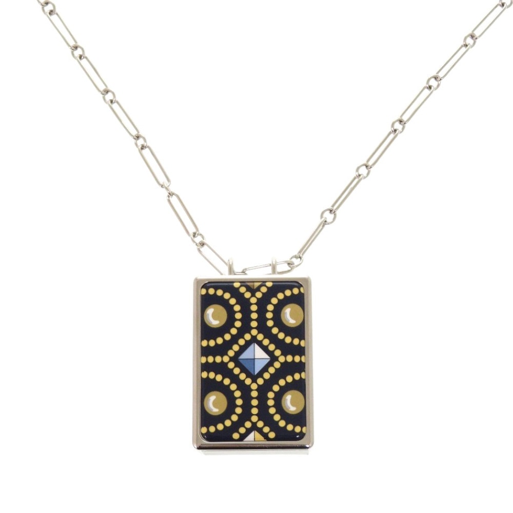 新品同様 ペンダント 小物入れ ボワット ア レーブ ネックレス メタル シルバー 1421【中古】 レディース