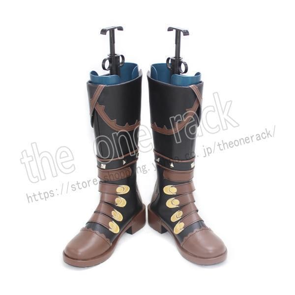 新品限定原神 Genshin ディルック・ラグヴィンド-Diluc Ragnvindr コスプレ 靴 道具小物 ブーツ ハロウィン仮装 変装 コスチューム