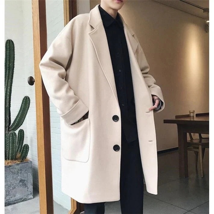 ビジネスコート メンズ チェスターコート ウール混 ロングコート Pコート ラシャ ピーコート