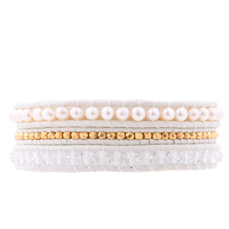新品 正規品 CHAN LUU ブレスレット BG-4622 WHITE PEARL WHITE