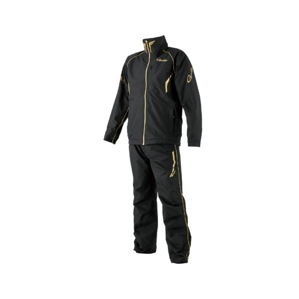 がまかつ 防寒服アウター GM3791 ウィンドブレーカースーツ ブラック×ゴールド LL