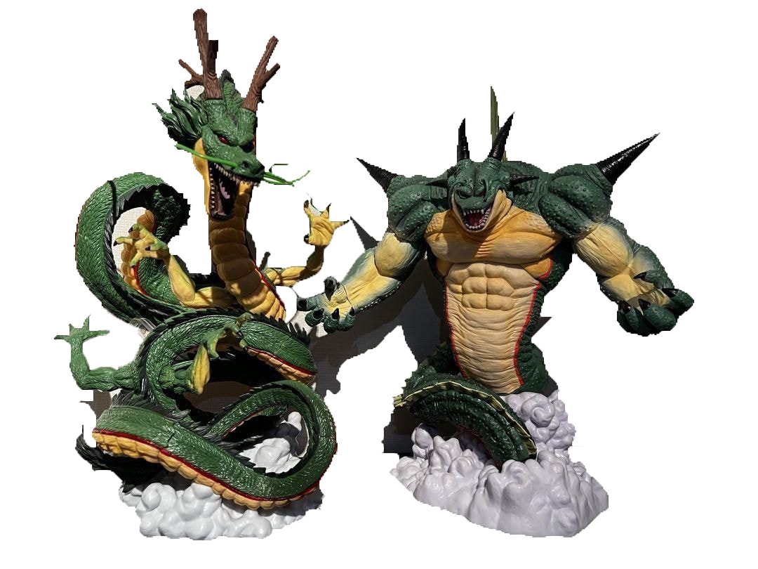 新品未使用 ドラゴンボール 神龍とポルンガのフィギュア モデル スタチュー 海外版