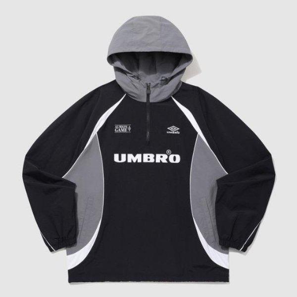 ジャケット PQA UQ123CWT21-BLK HBL スポーティ カジュアル フード付きアノラック / BLACK