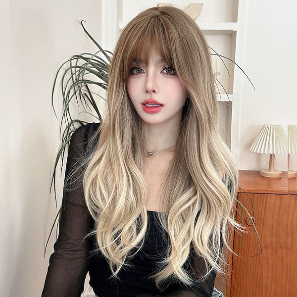 ☆サラサラ人毛100%ウイッグ☆I型ツムジ 外ハネレイヤー ブラウン