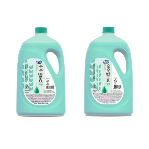 チャムグリーン 純粋発酵 植物 台所洗剤 4kg x 2個 台所洗剤 きれいな 皿洗い 大容量 5,298円