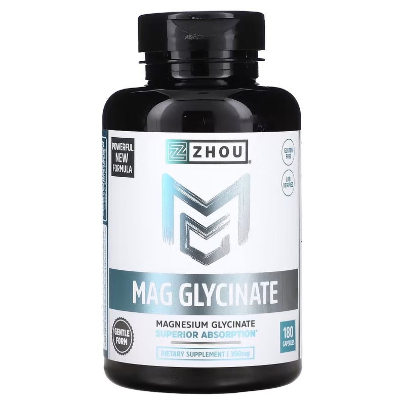 Zhou Nutrition　グリシン酸マグネシウム87mg180カプセル