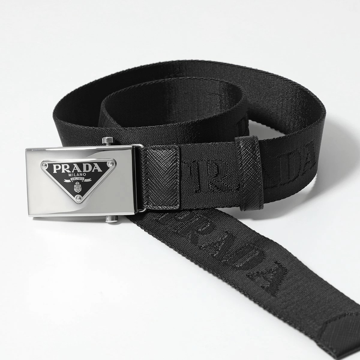 PRADA プラダ ベルト 2CN085 2DKF レディース ロゴ ジャガード トライアングルロゴ ナイロン F0002/NERO 52,534円