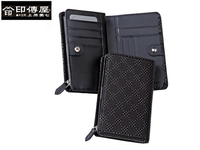 束入 レザー コレクション 札入 二つ折り財布 和風 和柄 2214 indn23