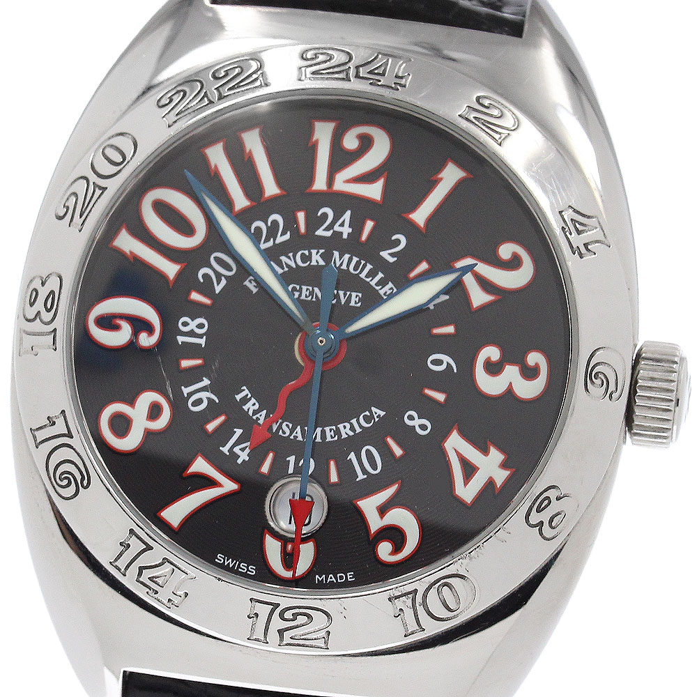 フランクミュラー FRANCK MULLER 2000WW トランスアメリカ ワールドワイド GMT 自動巻き メンズ _956044【中古】
