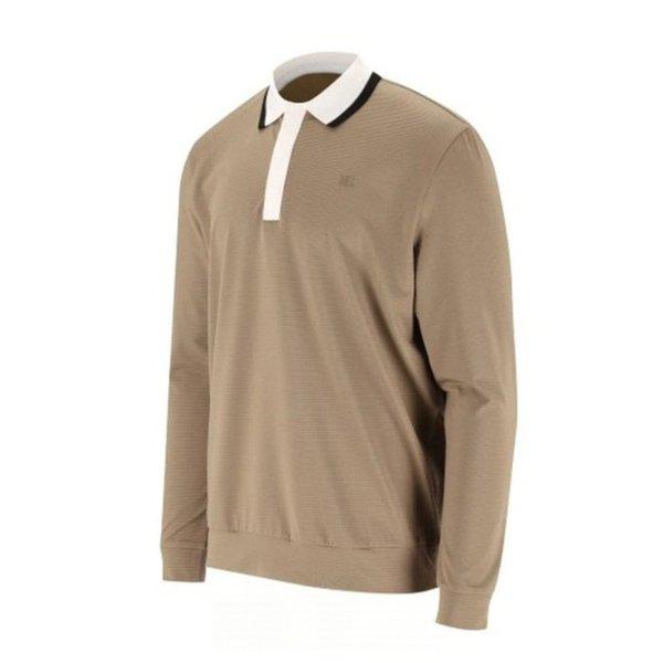 組織感胸ロゴポロシャツ 6K552024