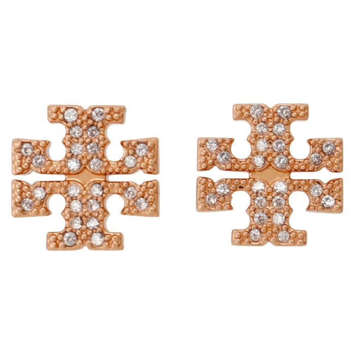 ピアス ダブルT ロゴ 53423 キラ パヴェ スタッズ レディース アクセサリー Kira Pave Stud Earring ローズゴールド