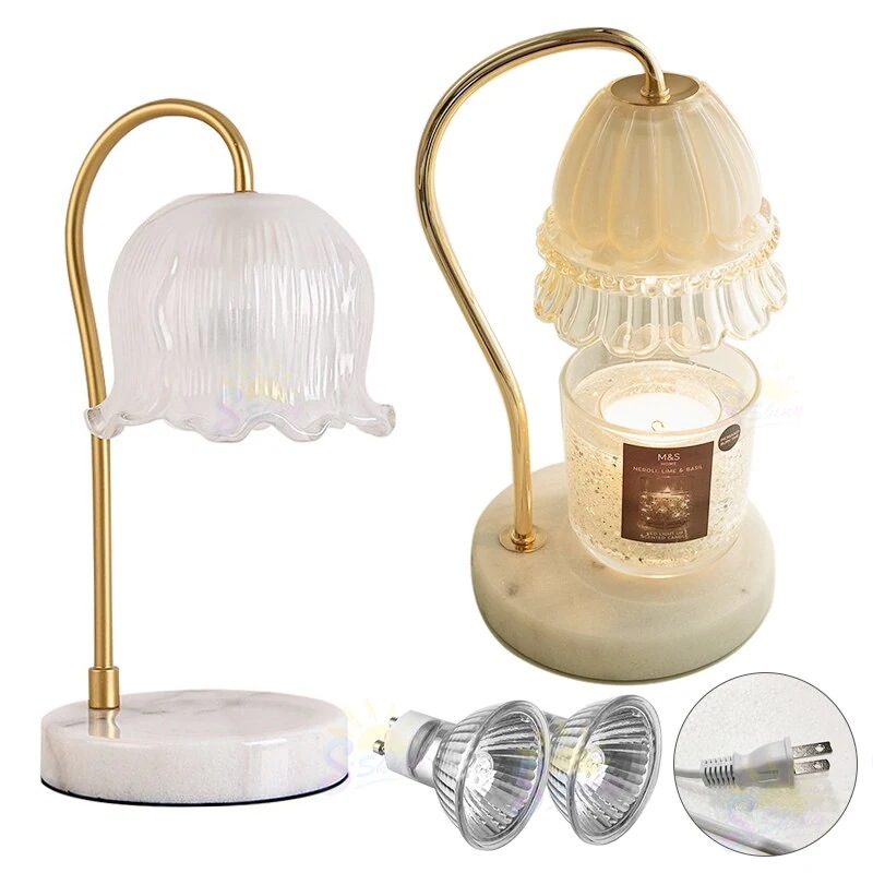 日本使用可 最安値 家具 韓国インテリア キャンドル 2個の電球付き 雑貨 ウォーマーランプ メガ割
