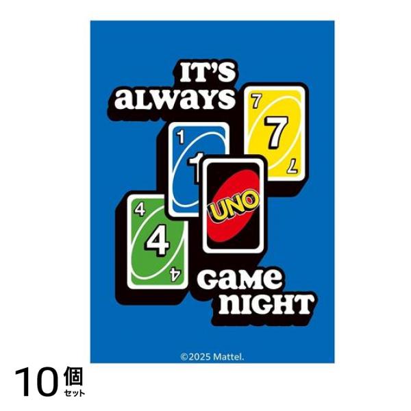 UNO キャラクタースリーブ 67×92mm IT’S ALWAYS GAME NIGHT 65枚入 (EN-1558) 10個セット