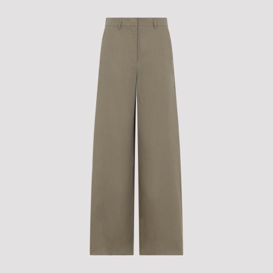 GIORGIO ARMANI Women Straight Pants GW002791 TE11126 U6252 SMOKY QUARTZ