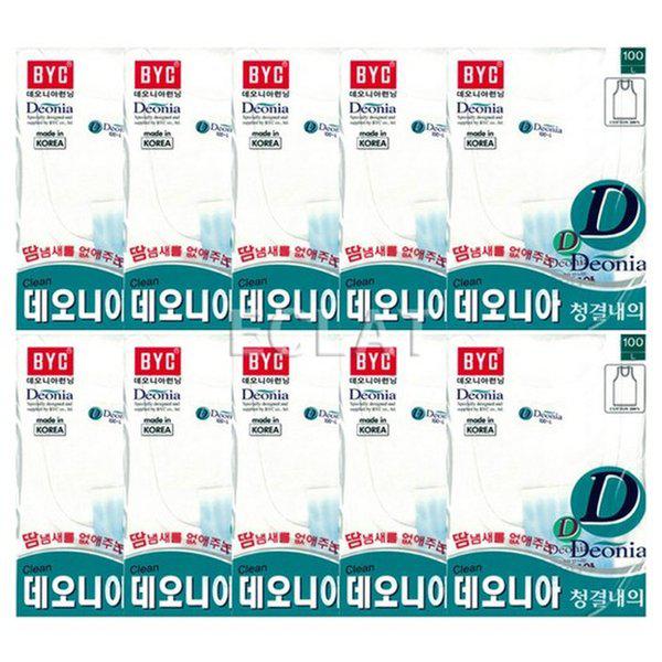 デオニア男性ノースリーブシャツ 10枚セット BYD7001