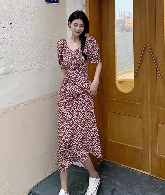 ワンピース デート モテアイテム タイトワンピース レトロ柄 花柄 コットン 大人可愛い きれいめ 上品 おしゃれ かっこいい 大人可愛い ラブリー キュート ガーリー クール モード系 セクシー 5,378円