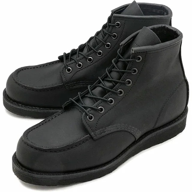 6インチ クラシックモック [8074] 6-INCH CLASSIC メンズ 靴 シューズ Dワイズ ワークブーツ ブラック・ハーネス