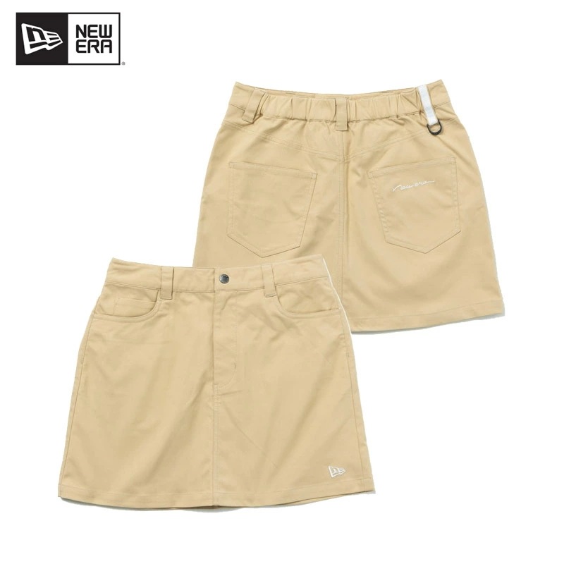 ニュー エラ NEW ERA Womens ストレッチスカート カーキ ゴルフ ボトムス レディース