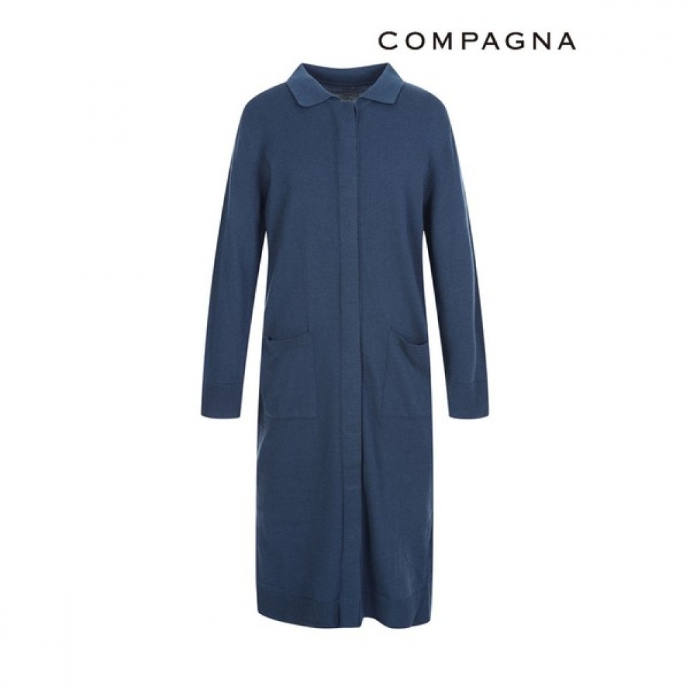 [カンパニア] シンプルカラーニットロングワンピース_CCCS1-WSO010