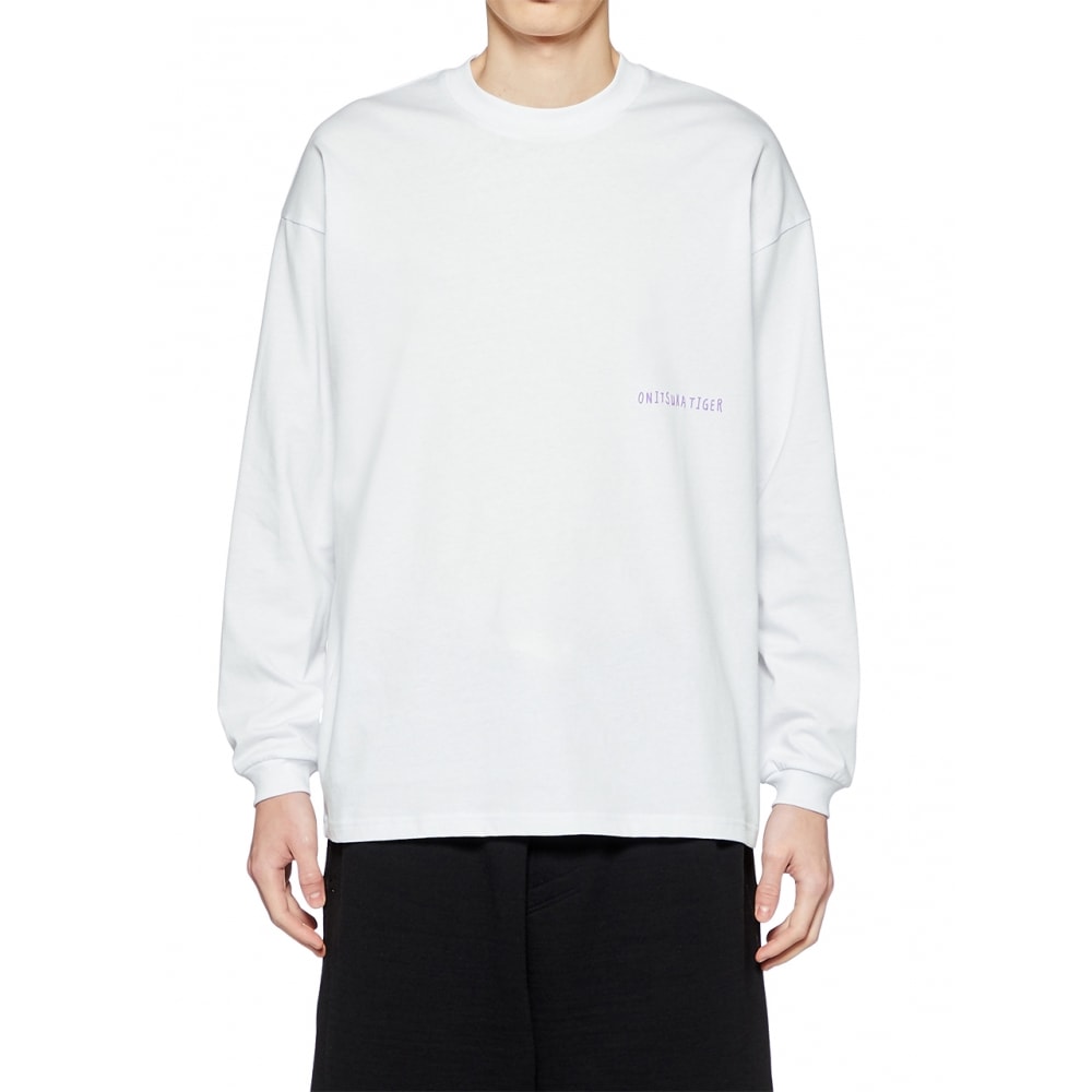 ONITSUKA TIGER LSグラフィック長袖Tシャツ2183B163_100