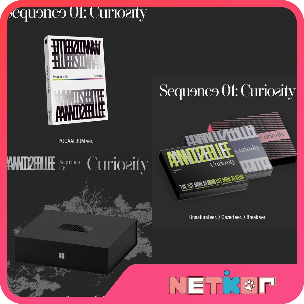 AND2BLE curiosity アルバム 新品未開封 3形態セット ×10❶ Qoo10] and 3種セット(PB1+PC1+限定1) A