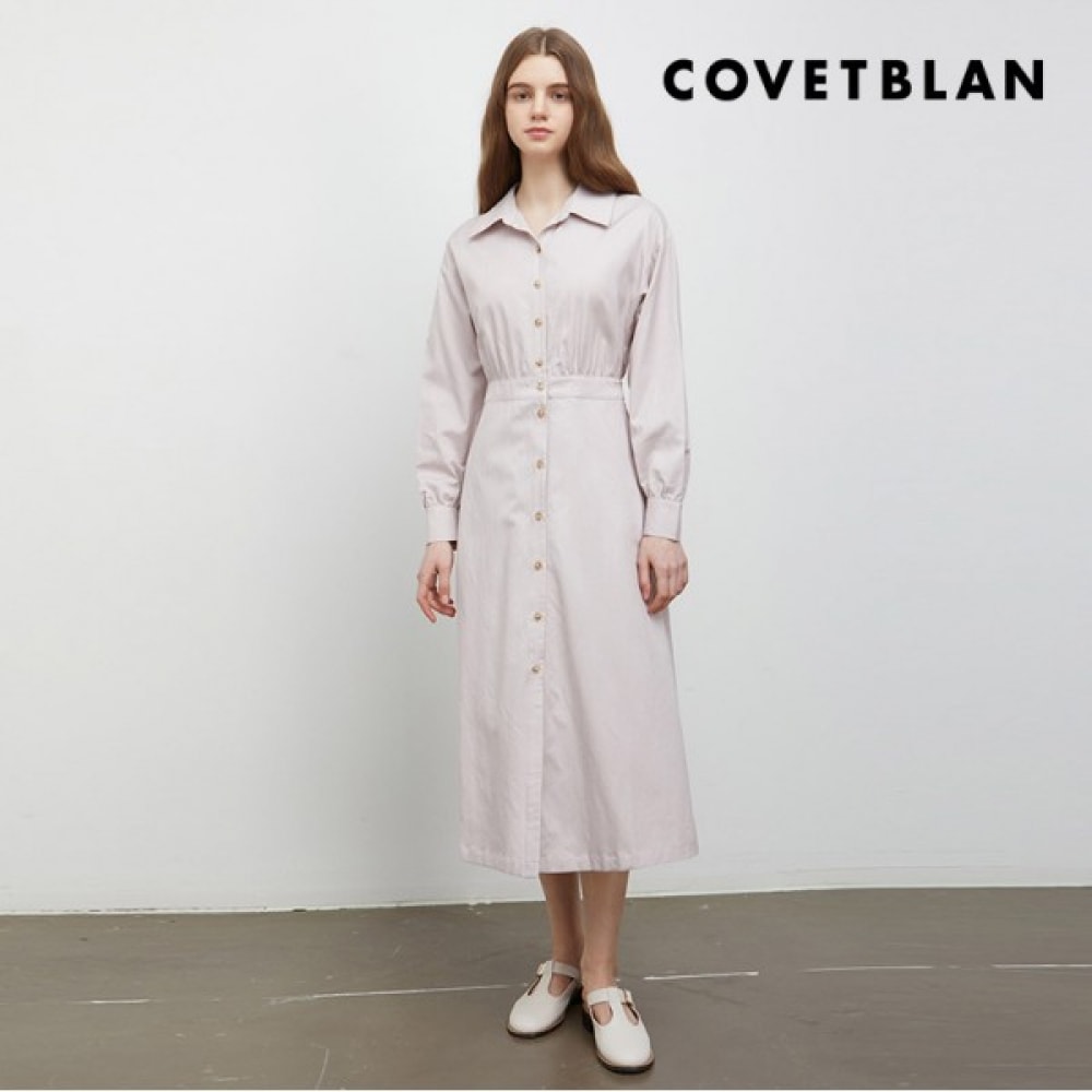 (コルベットブラン) ウエストボリュームドレス (V222MOP101W)