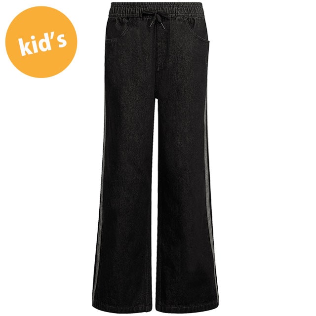 オリジナルス キッズ ジュニア ファイヤーバード デニム トラックパンツ [TT009/KE2967] 男の子・女の子 子供服 ボトムス ロングパンツ ジャージ 黒 トゥルーブラックデニム 正規取扱店