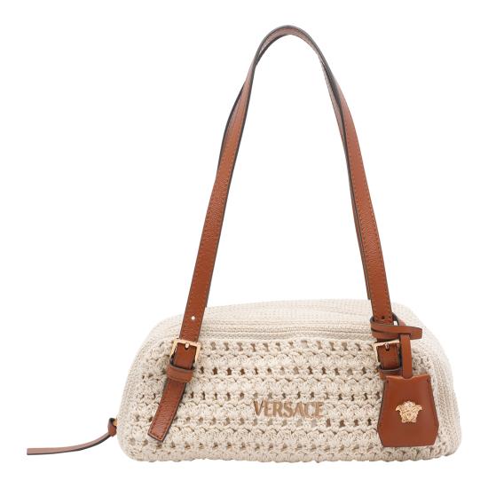 VERSACE Women Shoulder Bags 1015792 1A171002KJ8V Beige