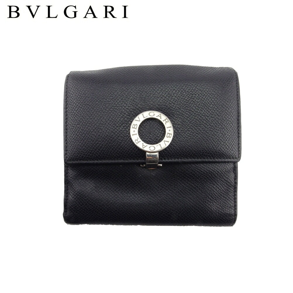 ブルガリ Wホック 財布 二つ折り レディース メンズ ブルガリブルガリ BVLGARI 中古