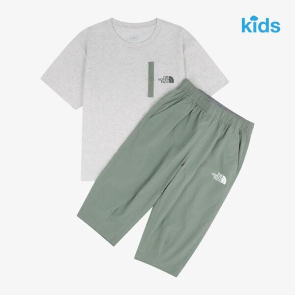 NT7US14T キッズ ハイク カプリ クルー セット KS HIKE CAPRI CREW SET