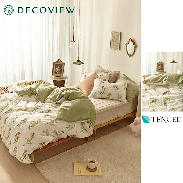 掛け布団カバー 6点セット フローラル花柄 海外クイーンサイズ