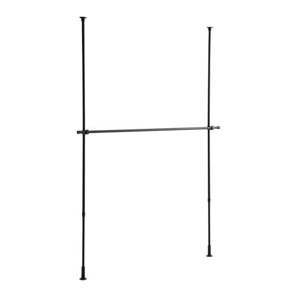 ホームテイスト SH-29-TTHM-1 つっぱりハンガーラック 1段 幅200cm ブラック メーカー直送