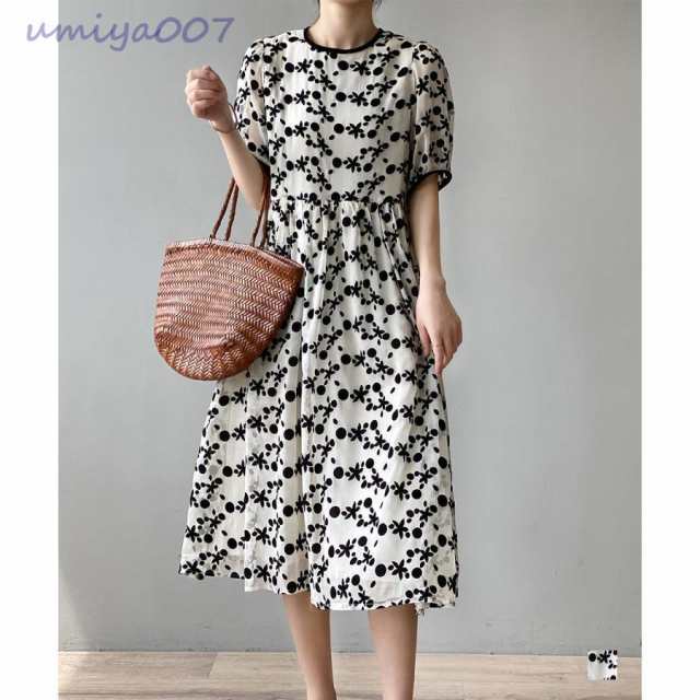 花柄 ワンピース 夏 レディース ドレス