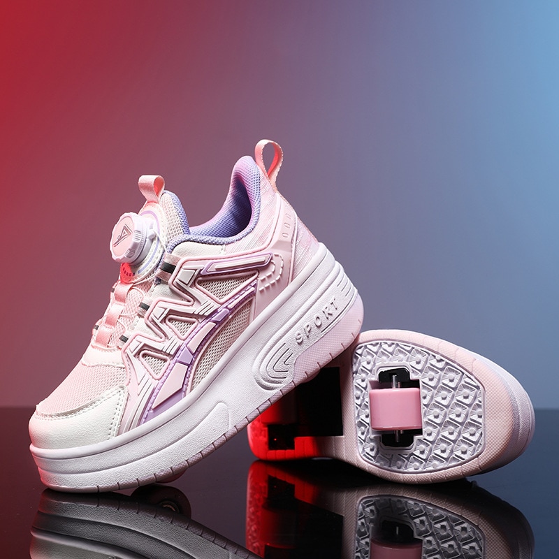 Heelys 女の子用靴 24 秋子供用スポーツローラースケートメッシュ通気性スケート新しい男性と女性の靴ドロップシッピング 5,009円
