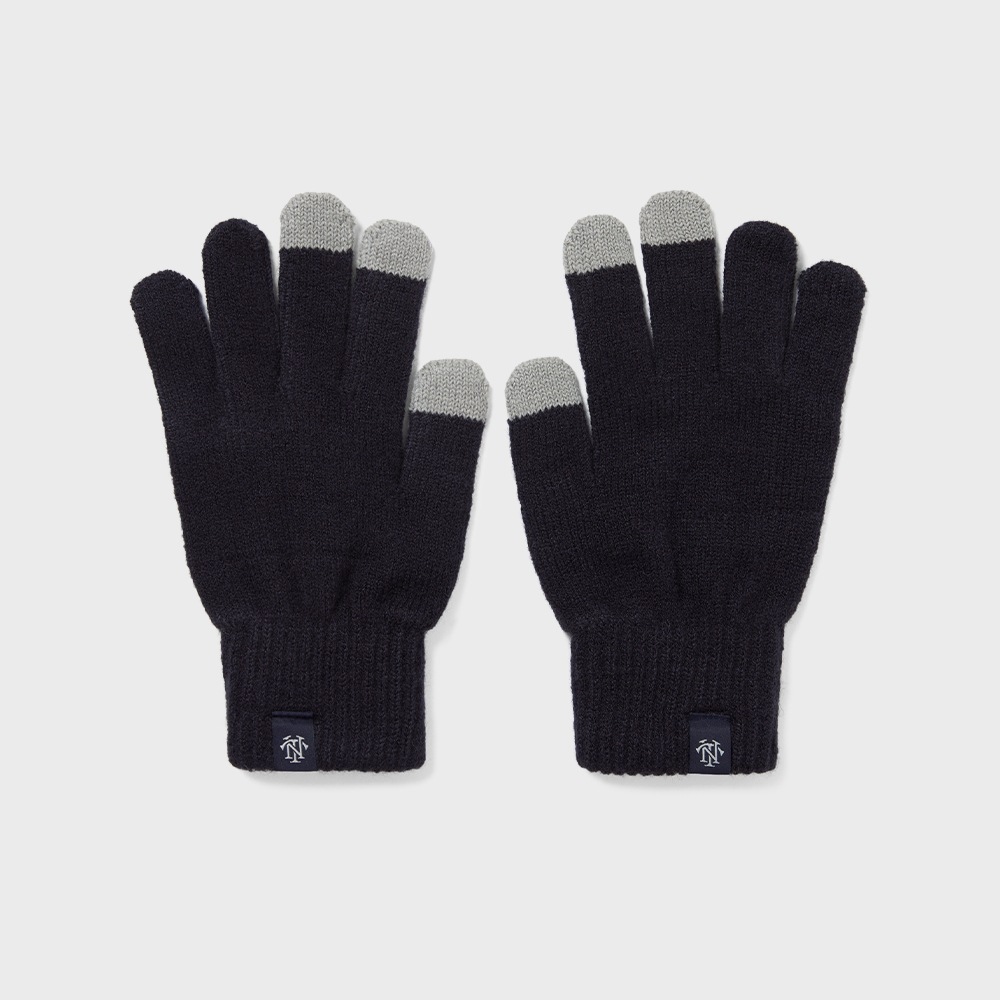 ディスイーズネバーザット TNT ニットグローブ ネイビー