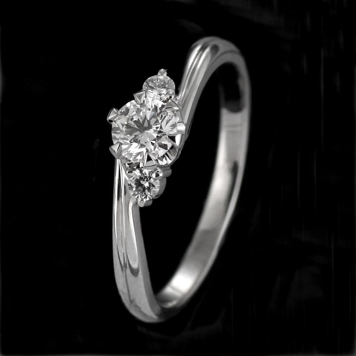 刻印無料婚約指輪 エンゲージリング ダイヤモンド プラチナ リング ソリティア 一粒 楽ギフ_包装02P26Mar16 81,400円