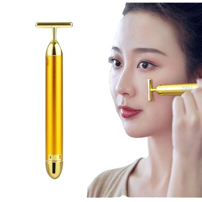 【新品未使用】 24K GOLD BEAUTY STICK MODEL FO-1 フェイスローラー 24K金 BEAUTY Stick ビューティースティック FO-1
