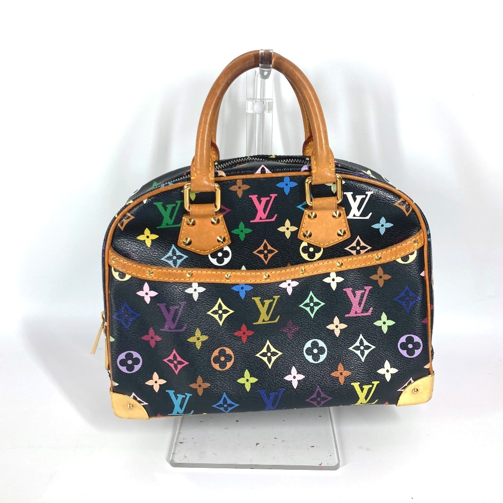 ハンドバッグ M92662 トゥルーヴィル モノグラムマルチカラー ミニボストンバッグ カバン スタッズ モノグラムマルチカラーキャンバス ノワール ブラック
