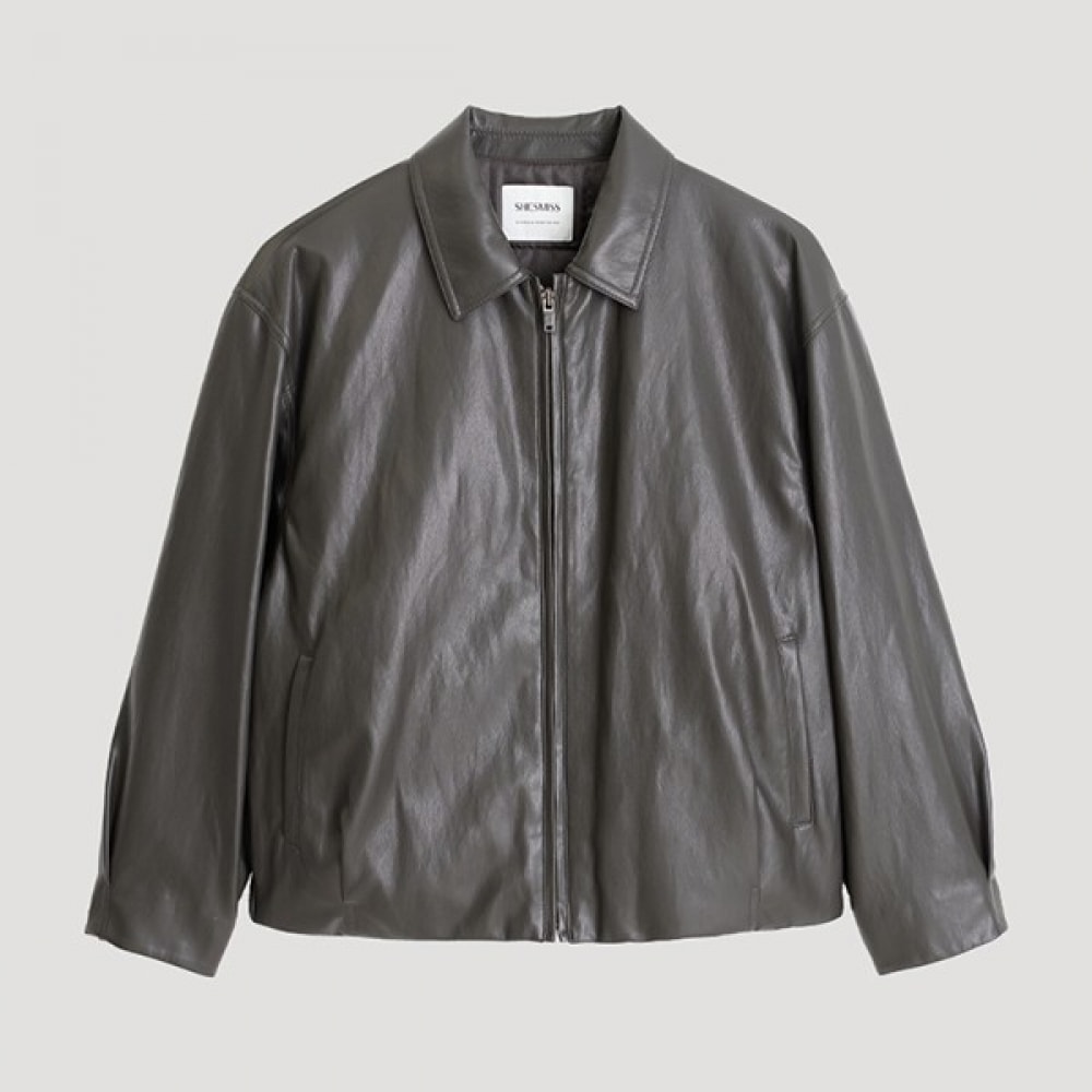 (Shes Miss) エコレザーキルトブルゾンジャンパー_SWWJPO41010_DG 9,209円