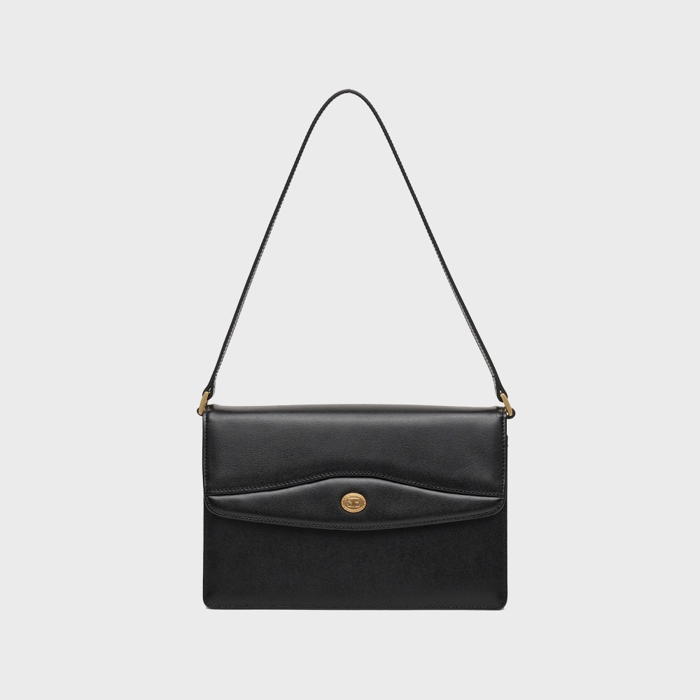 シエンヌマルタレザーバッグ (ブラック)