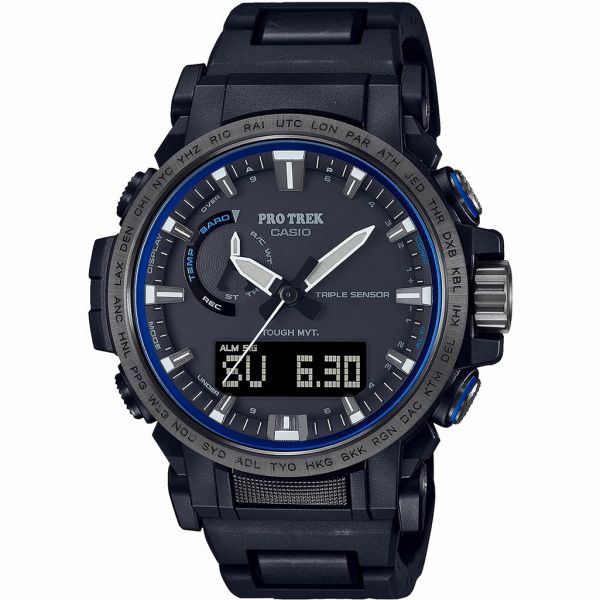 取寄品 正規品 CASIO腕時計 カシオ PRO TREK プロトレック アナデジ アナログ&デジタル ソーラー 丸形 PRW-61FC-1JF メンズ腕時計